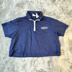 Adidas Navy Half-Zip Shirt
#1255